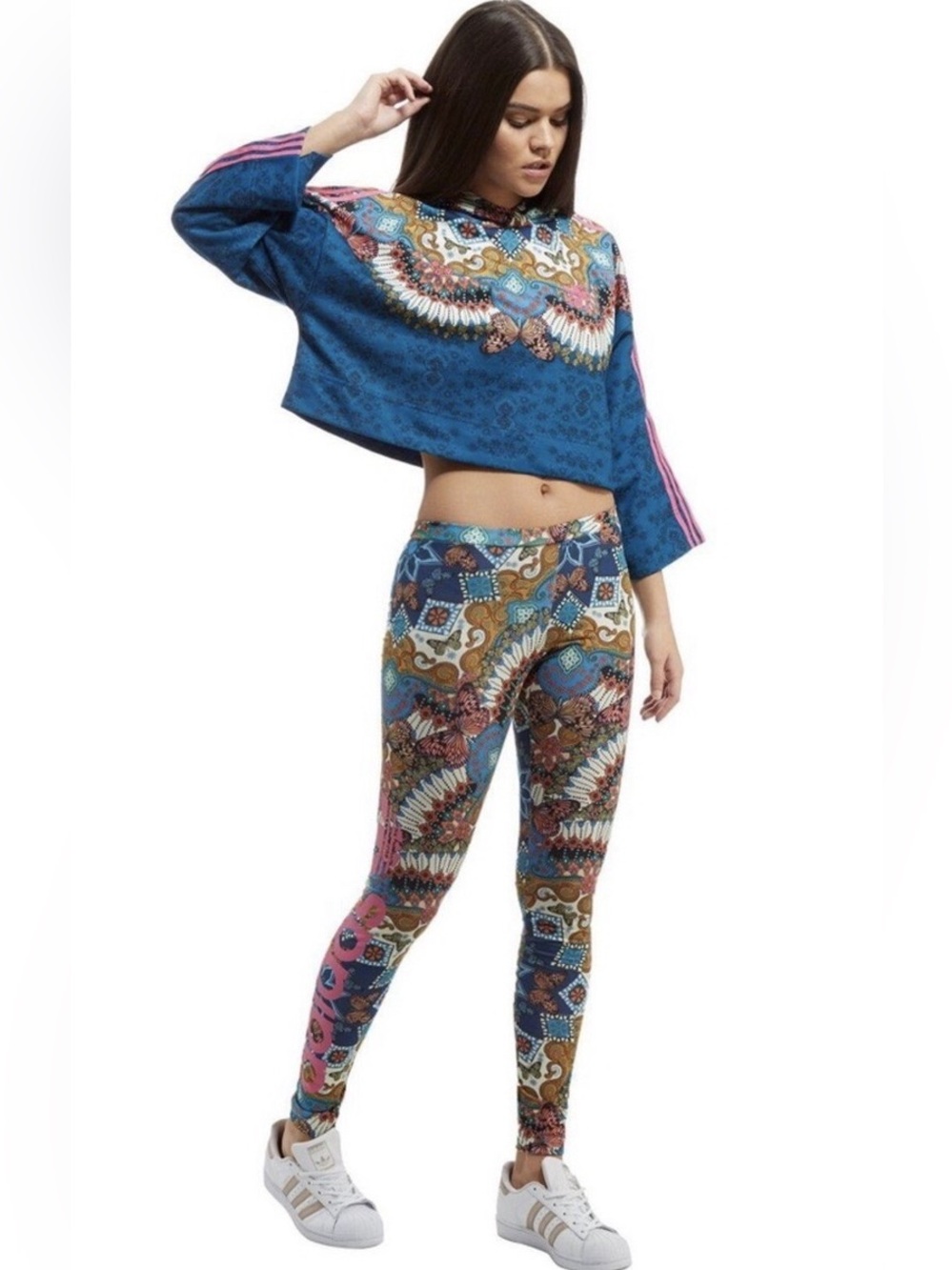 Adidas x FARM Rio borbomix firebird legging -  nwt